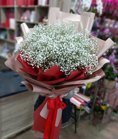 Букет цветов из: Гипсофила в Липках