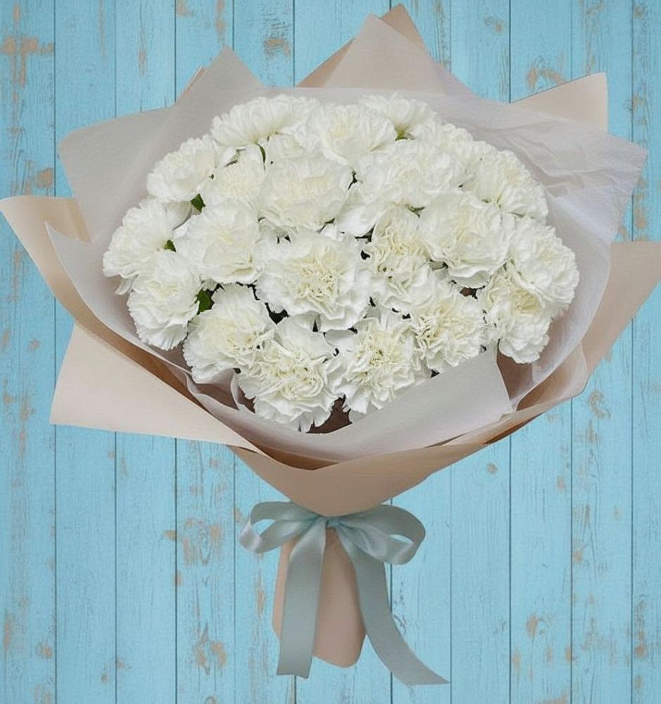 Букет цветов из: Гвоздики в Липках