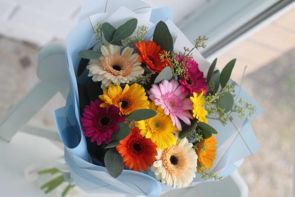 Букет цветов из: Герберы в Липках