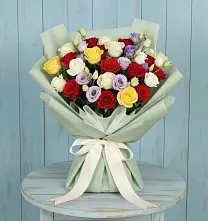 Букет цветов из:  Розы в Липках