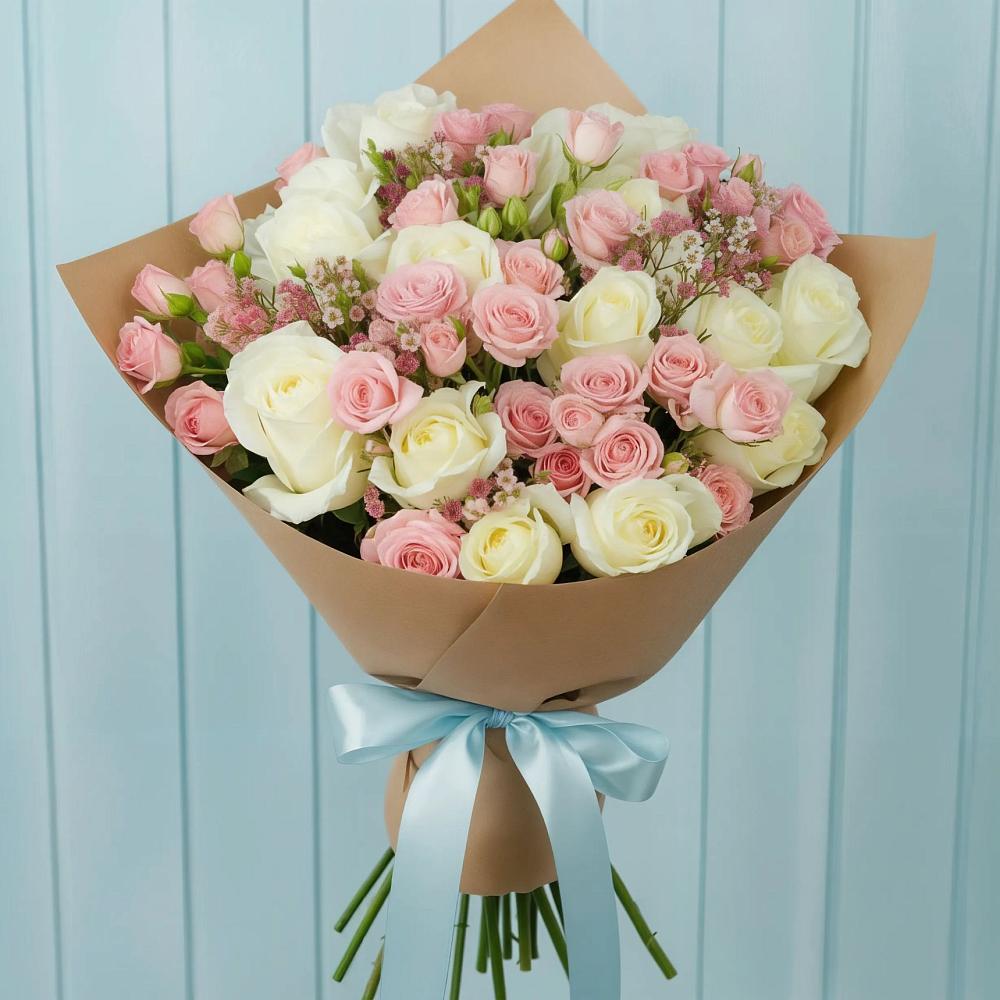 Букет цветов из: Розы в Липках