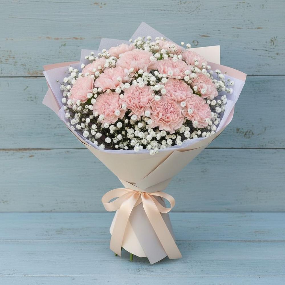 Букет цветов из: Гвоздики в Липках