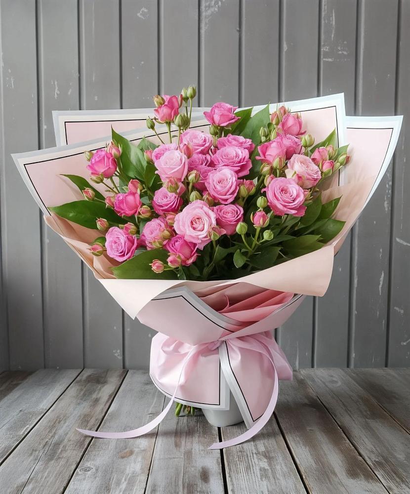 Букет Розовый кустик в Липках