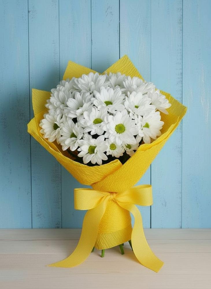 Букет цветов из: Хризантемы в Липках