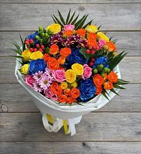 Букет цветов из:  Розы и Хризантемы #REPLACE_PRED# Липках