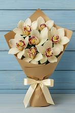 Букет цветов из:  Орхидеи и Розы в Липках